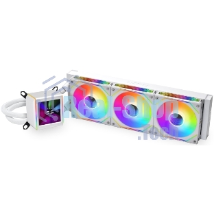 Система жидкостного охлаждения Lian-Li Galahad II LCD 360 SL-INF ARGB G89.GA2ALCD36INW.00 белый 120мм алюминий+медь 1200rpm 29db 4-pin