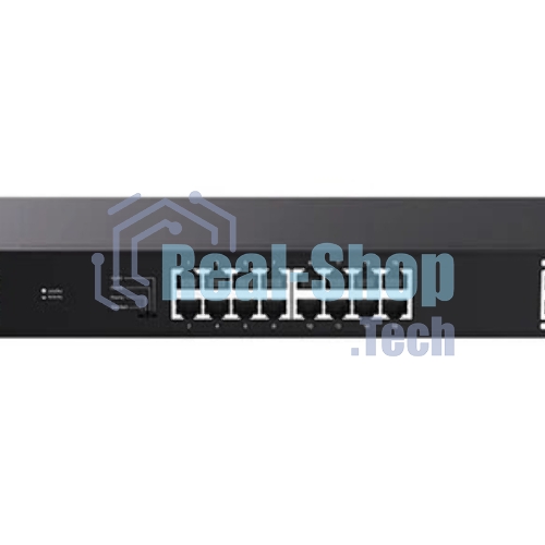 Коммутатор неуправляемый Tenda TEG1120P-16-250W PoE, 18 портов, 18x1 Гбит/с, PoE 16х30 Вт (до 250Вт), SFP 2x1 Гбит/с
