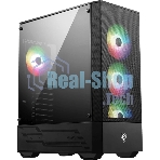 Компьютерный корпус MSI MAG FORGE 112R 2xUSB 3.0, 4x120мм ARGb Fan, ARGb Control Board, Tempered Glass Window, Brown Box (949679)