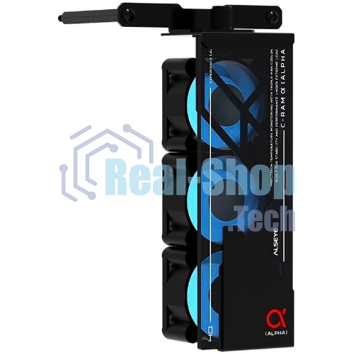 Вентилятор для процессора ALSEYE AS.03.08.0001 (C-RAM-Alpha-B) Product Size: 145.9 x 82 x 38.3мм Number of fans: 3 Size: 40 x 40 x 20мм Material: 1мм SPCC thick sheet metal Surface treatment: Powder coated black on the surface Box: Black Leaf: Milk white Luminous effect: internally emitting ARGb Speed: 1000-3500RPM Ou