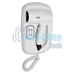 Фен Puff 1203B белый, 1200 Вт