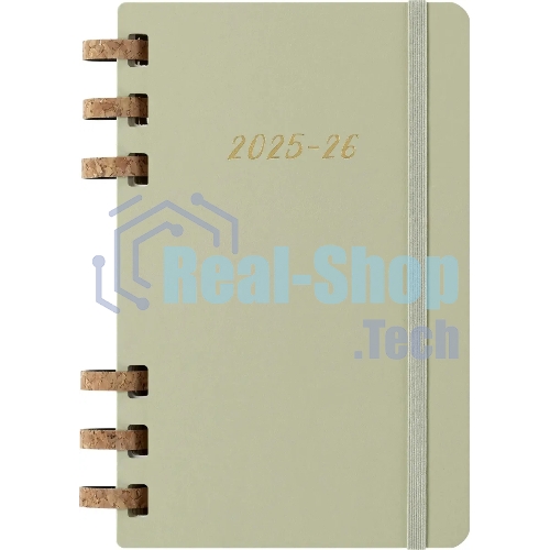 Еженедельник Moleskine ACADEMIC SPIRAL DHSPK5212AMWH3 Large 150х210 мм 200 стр. кремовые страницы спираль киви