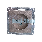 Механизм розетки 1-м СП AtlasDesign без заземл. 16А шампань SchE ATN000541
