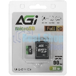 Флеш карта/AGI/Choice TF138 AGI032GU1TF138-R2/microSDHC/32 ГБ/Class 10, UHS-I U1/80 МБ/с