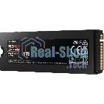 Накопитель SSD Samsung 990 PRO, 1000Gb, PCIe 4.0 x4, M.2 2280, NVMe, R/W 7450/6900, с радиатором