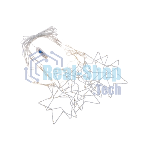 Гирлянда Neon-night светодиодный занавес из росы с фигурами звезд IP20 USB + пульт управления мультиколор