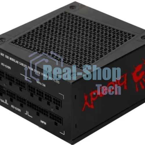 Блок питания Bloody BD-PS1000G, 1000Вт, 80 PLUS Gold, 140мм, модульный, черный
