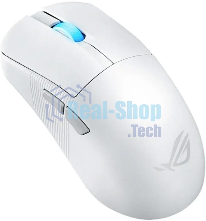 Мышь беспроводная ASUS ROG Harpe Ace Mini белый, 42000 dpi, радиоканал, Bluetooth, USB, кнопки - 5
