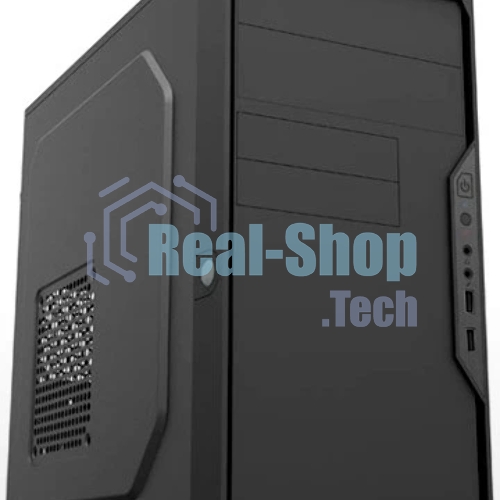 Компьютерный корпус с блоком питания 450Вт. Case Foxline FL-733, mATX, 2x5.25EXT, 2x3.5EXT, 5x3.5INT, 2xUSB 2.0, HDA, w/o FAN, w/450W ATX PSU, w/1.2m EU pwr cord