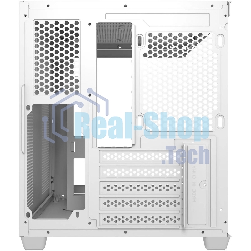 Компьютерный корпус Bloody CC-121 белый без БП mATX 7x120мм 1xUSB2.0 1xUSB3.0 audio