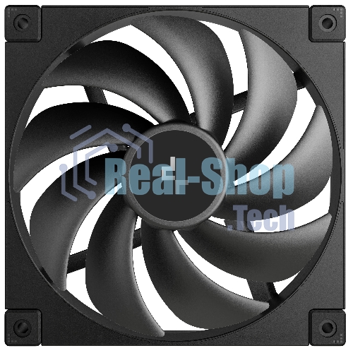 Вентилятор для корпуса DEEPCOOL FD14 черный, 140 мм, 1650 об/мин, 25.6 дБ, 4 pin