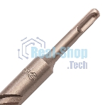 Бур по бетону Denzel двойная спираль, Cobalt W-tip, 22x460 мм, SDS PLUS