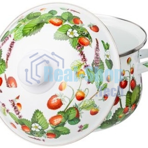 Кастрюля эмалированная AGNESS 934-562 Фруктовая корзина, 2.8 л