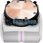 Система охлаждения Water Cooling System PCCooler DE360 Pro WH (300W, 360мм, White, ARGB Pump, Fans: 3x120мм, 86.73CFM, 32dBA, 2200RPM/Pump height 57мм, 28dBA, 3200RPM, Rad thickness 27мм/S: 1851, 1700, 1200, 115X, AM5, AM4, AM3)
