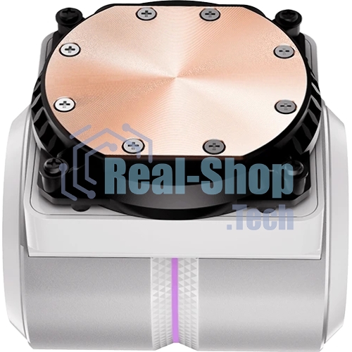 Система охлаждения Water Cooling System PCCooler DE360 Pro WH (300W, 360мм, White, ARGB Pump, Fans: 3x120мм, 86.73CFM, 32dBA, 2200RPM/Pump height 57мм, 28dBA, 3200RPM, Rad thickness 27мм/S: 1851, 1700, 1200, 115X, AM5, AM4, AM3)