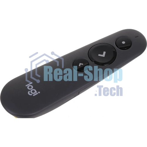 Презентер Logitech R500s Graphite черный, Bluetooth + 2.4 GHz, USB-ресивер, 3 программируемых кнопки, лазерная указка