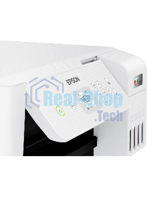 МФУ струйный Epson EcoTank L3266 (C11CJ66416) белый, A4, ч/б печ. 10 стр/мин., цв. печ. 5 стр/мин., 5760x1440 DPI, USB, Wi-Fi