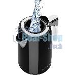 Чайник электрический Polaris PWK 1746CA Water Way Pro 1.7 л, 2200 Вт, черный (корпус: нержавеющая сталь)