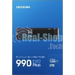 Накопитель SSD Samsung 990 EVO Plus, 2Tb, M.2 2280, PCIe 4.0 x4, NVMe, R/W 7250/6300