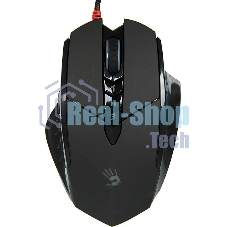 Мышь проводная A4Tech Bloody V7 черный, 3200 dpi, USB Type-A, кнопки - 8