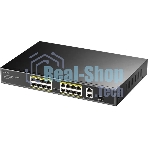 Коммутатор Cudy FS1018PS1, 16×100 Мбит/с, 2×1 Гбит/с