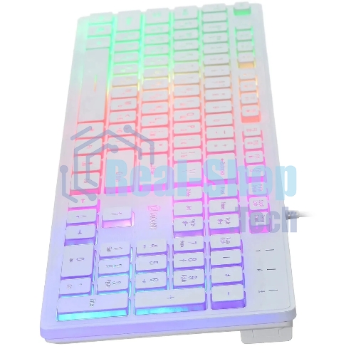 Клавиатура Oklick 550ML проводная, USB Type-A, белый
