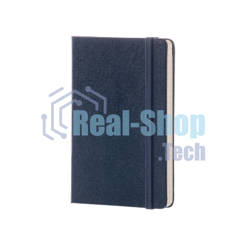 Блокнот Moleskine CLASSIC MM710B20 Pocket 90x140 мм, 192 страниц, линейка, твердая обложка, синий сапфир