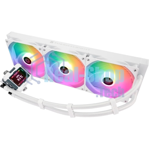 Водяное охлаждение для процессора Thermalright Frozen Warframe 420 ARGB (420мм, LED, White, ARGB/Fans: 3x140мм, 88.7CFM, 29.8dBA, 1750RPM/Pump height 60мм, 23dBA, 3000RPM, Rad thickness 27мм/S: 1851, 1700, 1200, 115X, 2011, 2066, AM5, AM4)