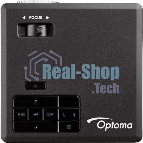 Проектор Optoma ML750e (DLP, LED, WXGA 1280x800, 700Lm, 15000:1, HDMI, USB, MHL, MicroSD, 1x1W speaker, 3D Ready, led 20000hrs, черный, 0.38kg)