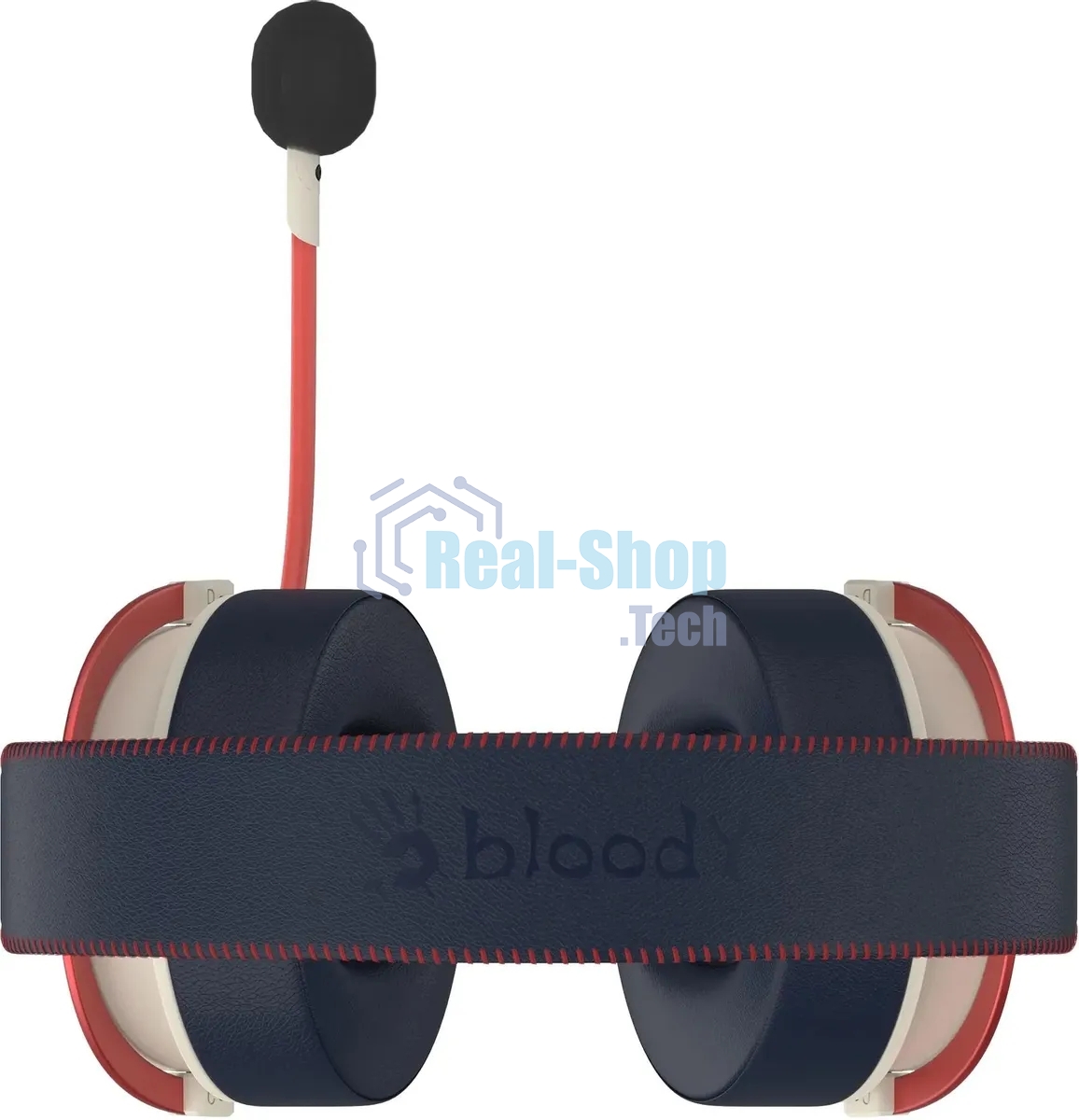 Гарнитура Bloody M595 Proxy Boom бежевый/чёрный, проводная, съёмный микрофон, подсветка