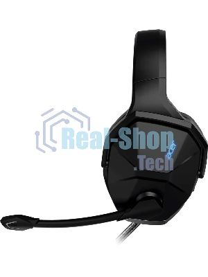 Гарнитура Acer OHW312 чёрный, проводная, USB, подсветка