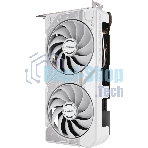 Видеокарта Asus GeForce RTX 5060 DUAL OC White, Nvidia RTX 5060, 8GB GDDR7, 128 bit, PCI-E 5.0, DPx3, HDMIx1, 2535 MHz