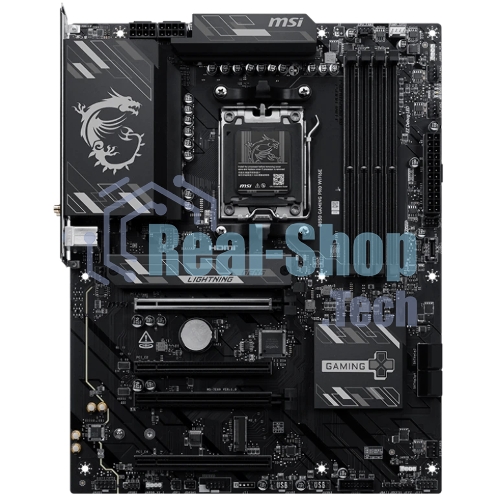 Материнская плата MSI B850 GAMING PRO WIFI6E B850, AM5, 4хDDR5, 4хPCIEx16, 2хM.2, 2хTypeC, 3хUSB3.2Gen2, 6хUSB3.2Gen1, 4хUSB2.0, 4хSATA3.0, 2.5G, DP, HDMI, ATX, RTL