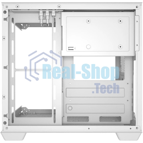 Компьютерный корпус Bloody CC-121 белый без БП mATX 7x120мм 1xUSB2.0 1xUSB3.0 audio