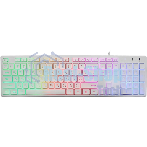 Клавиатура Oklick 550ML проводная, USB Type-A, белый