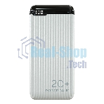 Портативный аккумулятор More choice (4620202550514) PB19-20 2USB 2.1A - 20000mAh белый