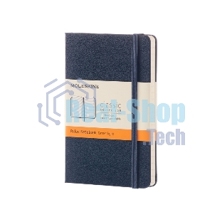 Блокнот Moleskine CLASSIC MM710B20 Pocket 90x140 мм, 192 страниц, линейка, твердая обложка, синий сапфир