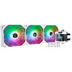 Водяное охлаждение для процессора Thermalright Frozen Warframe 420 ARGB (420мм, LED, White, ARGB/Fans: 3x140мм, 88.7CFM, 29.8dBA, 1750RPM/Pump height 60мм, 23dBA, 3000RPM, Rad thickness 27мм/S: 1851, 1700, 1200, 115X, 2011, 2066, AM5, AM4)