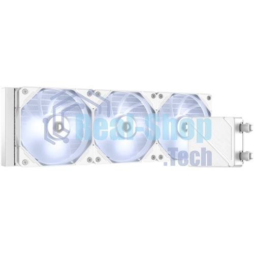 Система жидкостного охлаждения для процессора ID-COOLING DASHFLOW 360 BASIC WHITE белый 120мм алюминий+медь 1800rpm 35.2db 4-pin 350W