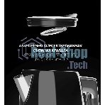 Чайник электрический Polaris PWK 1746CA Water Way Pro 1.7 л, 2200 Вт, черный (корпус: нержавеющая сталь)