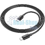 Кабель Hoco X96 Hyper TYPE-C TO TYPE-C USB Type-C (m)-USB Type-C (m) 1м черный коробка