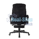 Кресло Бюрократ T-9950MSG-F/BLACK-PU черный, экокожа