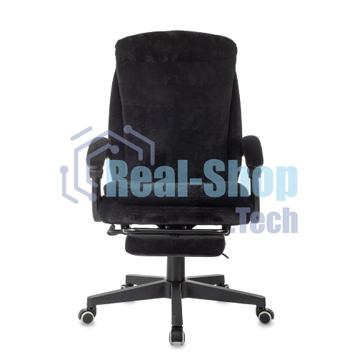 Кресло Бюрократ T-9950MSG-F/BLACK-PU черный, экокожа