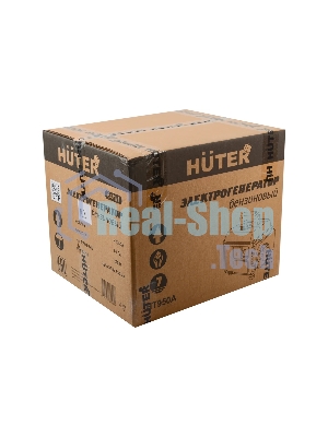 Электрогенератор бензиновый инверторный Huter HT950A, 0.95 кВт, 63 дБ, 16.8 кг