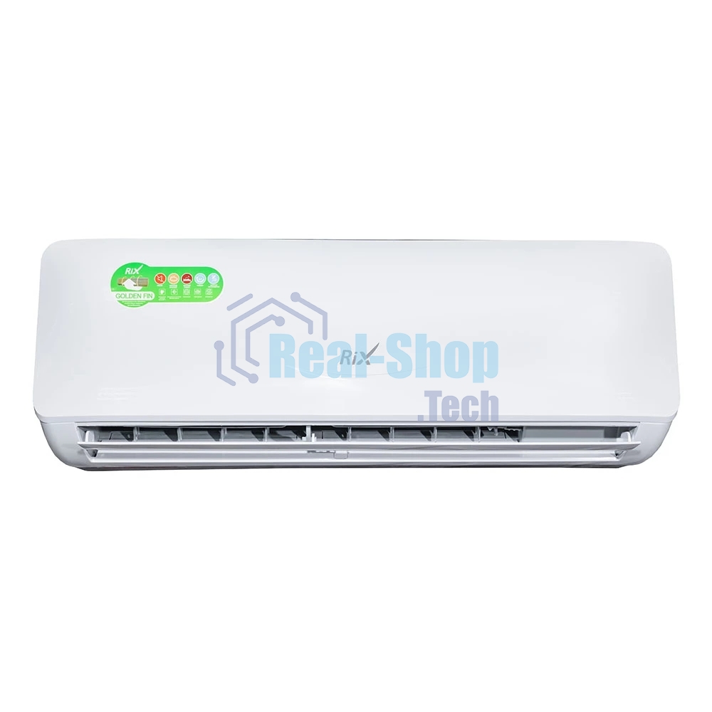 Кондиционер сплит-система настенного типа RIX LITE I/O-W12MB 12000 BTU, 32 м², 28 дБ, охлаждение, обогрев, осушение, белый