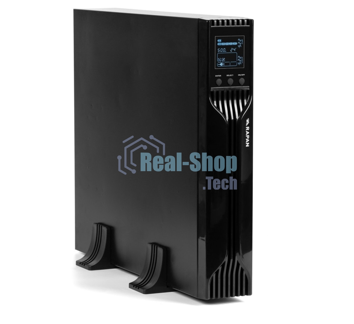 Источник бесперебойного питания ИБП Бастион RAPAN-UPS 3000 RACK+4x9Ah (2100 Вт, Line-interactive, встроенные АКБ 6 шт.x 9Ah) 8960