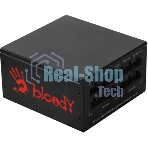 Блок питания Bloody BD-PS1000G, 1000Вт, 80 PLUS Gold, 140мм, модульный, черный