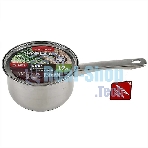 Ковш WEBBER BE-155/2 из нерж стали со стеклянной крышкой (d=16; 1.9 л) (12)