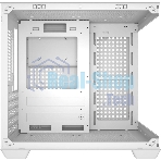 Компьютерный корпус Bloody CC-121 белый без БП mATX 7x120мм 1xUSB2.0 1xUSB3.0 audio