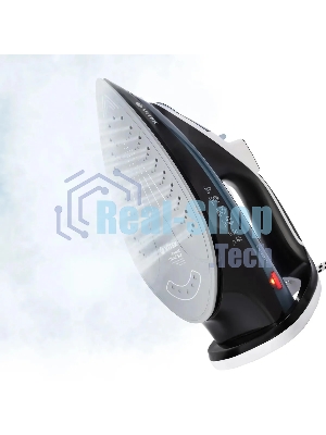 Утюг Vitek VT-8304 черный/белый/синий, 2400 Вт, 40 г/мин, 140 г/мин, 350 мл